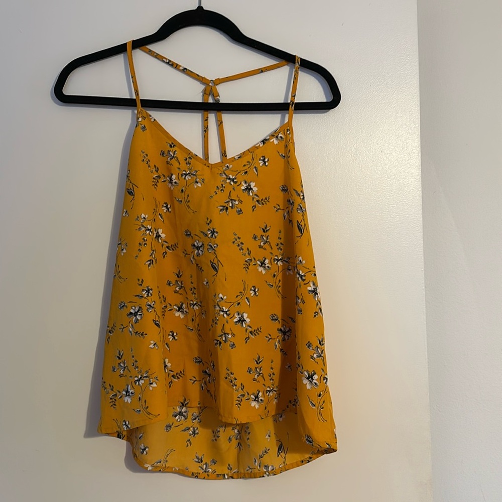 Hollister floral print tank top